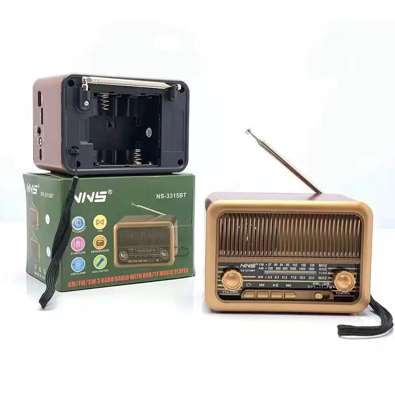 Rechargeable Fm Band Radio With Bt Connect Cheap Price Portable Vintage Radio Usb Tf Music Player M -553bt/new retro radio