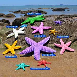 งานประดิษฐ์ทำจากเรซินเปลือกหอยรูปปลาดาวสำหรับตกแต่งผนังบ้านตกแต่งตู้ปลา - Product Image 6