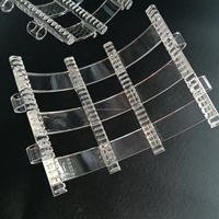 Bac à échantillons en quartz de silice fondue transparente, personnalisé en usine, résistant aux acides et aux hautes températures, pour laboratoire de semi-conducteurs photovoltaïques