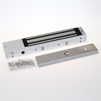 12V 280kg 600Lbs Sécurité EM Électromagnétique Serrure de Porte Magnétique Électrique avec LED Minuterie Signal