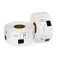 Gulungan Label Kompatibel Brother Dk-11215 29x42 mm 700 Label dengan Cartridge Holder yang Dapat Digunakan Kembali (Grosir)