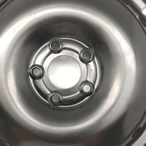 Roue de secours en acier Wheelsky 725703 17 pouces 17x4.0 PCD 5x114.3, nouvelle, noire, avec revêtement E-coating, 725703 - Product Image 2