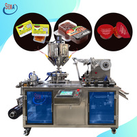 Machine d'emballage sous blister automatique pour beurre, miel, confiture, sauce, équipement d'emballage thermoformant