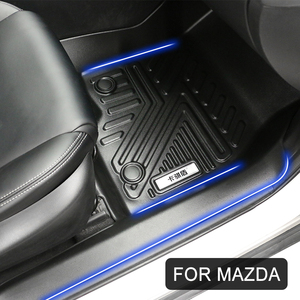 Alfombrilla de coche Tpe antideslizante de alta calidad para todo tipo de clima, duradera, fácil de limpiar, resistente al desgaste, para <span class=keywords><strong>Mazda</strong></span> 2015-2022 - Product Image 3