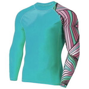 Camiseta Deportiva Sublimada Personalizada para Hombre, Estampado Abstracto, Manga Larga, Ropa Deportiva para Surf, Gimnasio y Entrenamiento - Product Image 4