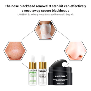 <span class=keywords><strong>LANBENA</strong></span> carbón de la espinilla máscara tiras de poro pelar máscara pore minimizer suero - Product Image 5