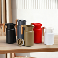 Thermos familial écologique de 2 L, matériaux recyclables, carafe thermique à double paroi sous vide avec logo personnalisé