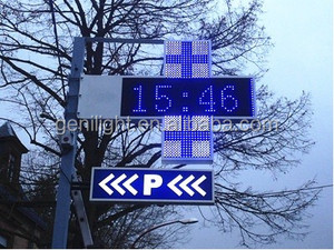 Ngoài trời dẫn hiệu thuốc dấu hiệu IP65 chéo dẫn hiển thị cho nhà thờ/bệnh viện - Product Image 2