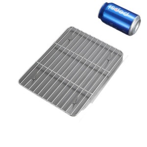 Rejilla de enfriamiento de acero inoxidable, rectangular, multifuncional, para hornear, cocinar a la parrilla - Product Image 2