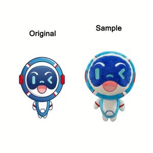 Juguete Personalizado Unisex a Partir de Dibujos, Peluche de Toro Suave con Cuernos Bordados, Relleno de Algodón PP, Nuevo Diseño, Bolsa de Regalo de Cumpleaños - Product Image 3