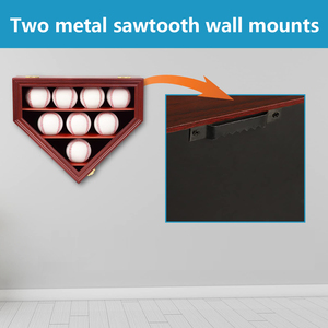 Nouvelle Tendance 2026 : Vitrine de Présentation pour Balle de Baseball 8 Ball en Bois de Cerisier, Cadre Boîte à Ombre avec Support Mural - Product Image 2