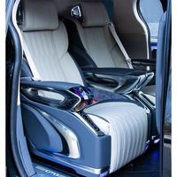 Asiento Interior automático, silla de pasajero ajustable mejorada, asiento de autobús Vip de lujo para coche eléctrico para Toyota Coaster Microbus Sprinter DOS
