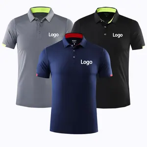 공장 핫 잘 팔리는 Golf Shirt Men 대 한 여름 Unisex Dry Fit Polyester Polo Shirts Sport