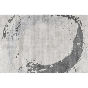 Tapis de salon moderne minimaliste Idan, 1 cm d'épaisseur, motif rayé, lavable, imperméable, résistant aux taches, tapis de chevet - Product Image 4
