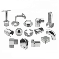 Accessoires de garde-corps en acier inoxydable 304 316, supports de grille de balcon, quincaillerie de garde-corps d'escalier pour la décoration intérieure et extérieure