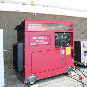 Générateur diesel silencieux HIC HIC-8GF 230V 50Hz refroidi par air, démarrage électrique, usage commercial - Product Image 1