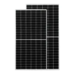 Panneaux solaires monocristallins PERC à demi-cellules bifaciaux à double vitrage <span class=keywords><strong>1000W</strong></span> transparents à tuiles, entrepôts US et UE - Product Image 1