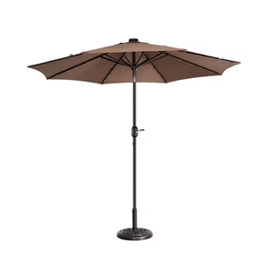 Ombrellone da <span class=keywords><strong>Giardino</strong></span>/Patio da Esterno da 2,7m/3m con Luci Solari a LED, Ombrellone Parasole da Esterno con 8 Stecche - Product Image 4