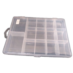 Xiangtai – plateaux <span class=keywords><strong>de</strong></span> rangement transparents pour leurres, boîte en plastique pour hameçons <span class=keywords><strong>de</strong></span> pêche, boîte en plastique pour leurres avec couvercle, bon marché - Product Image 1