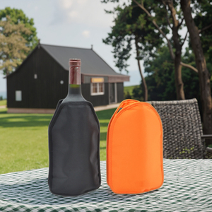 Refroidisseur de bouteille flexible avec logo personnalisé, garde le vin et les boissons au frais, manchon isolant portable pour bouteilles de <span class=keywords><strong>champagne</strong></span> et de vin - Product Image 4