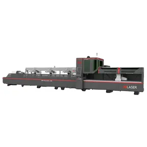 Produsen Cina bagian khusus dan membuka profil pipa pemotong laser 6m 9m tabung logam cnc mesin pemotong laser