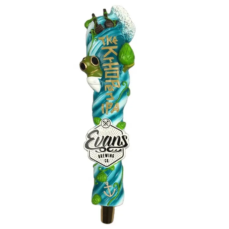 Özel bar marka logo tasarım reçine seramik bira ruhu içecek dokunun kolları bira keg taslak makinesi için dokunun kolu