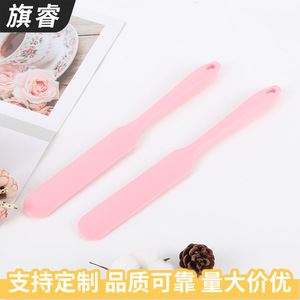 Pink Silicone Cake Spatula Oven Safe Hand Wash Only Baking Mixer Kitchen Utensil - Product Image 2