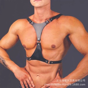 Venta al por mayor de fábrica: armaduras de bondage para hombre, correas para adultos, ropa erótica sexy, disfraces masculinos de bondage de gran venta. - Product Image 1