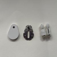 Siège de toilette dissimulé Guccia en acier inoxydable SUS304, moulage par surmoulage plastique, moulage en deux parties, kit de fixation