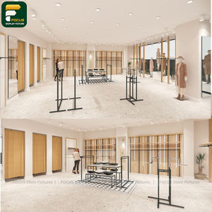 Expositor de Ropa Moderno para Tiendas, Armario Colgante de Esquina para Prendas, Área de Presentación Compacta - Product Image 2