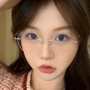 <span class=keywords><strong>Gafas</strong></span> con Montura de Titanio Sin Aro, Modelo 6073, Anti Luz Azul, con Diamantes, para Hombre y Mujer, Estilo Retro y Clásico, Suministro Directo de Fábrica - Product Image 1