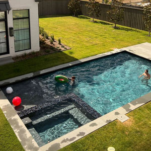 China-Fabrik Maßgefertigte Whirlpool 10m 8m Einbau-Fiberglas-Swim-Spa-Becken Design Outdoor Großes Fiberglas-Schwimmbad - Product Image 2