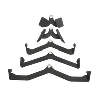 BFT Équipement de fitness multifonctionnel pour salle de sport : Corde de triceps, Poignée en V, Barre de traction latérale, Accessoires pour rack de musculation et squat, Usage commercial