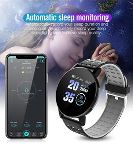 119 più BT Astuto Della Vigilanza Degli Uomini di Pressione Sanguigna Donne Della Vigilanza di Sport Tracker WhatsApp <span class=keywords><strong>Smartwatch</strong></span> Per Android <span class=keywords><strong>Ios</strong></span> - Product Image 2