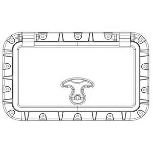 ฝาปิดช่องเก็บของเรือคายัคแบบอเมริกัน ขนาด 16 นิ้ว กันน้ำ ปิดสนิท ผลิตจาก PVC สำหรับเรือ  นำเข้าโดยตรงจากโรงงาน - Product Image 3