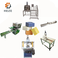 Machine à fabriquer du savon, petite ligne de production, machine à fabriquer du savon en barre, ensemble complet automatique, machine à presser le shampoing solide