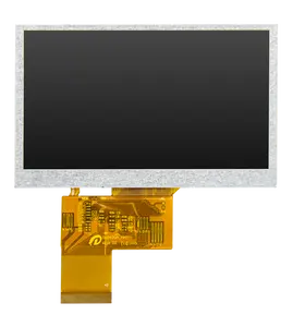 Panneau TN de 4.3 pouces avec carte VGA et écran tactile, écran LCD TFT de 4.3 pouces, température large-30 ~ 80 pour tableau de bord, meilleure vente