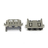 Connecteur femelle HD 19 broches, SMT, hauteur 1,98 mm, longueur 10,9 mm, connecteur haute définition