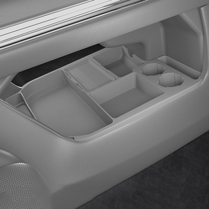 Organizer Interior Mobil Silikon, Slot Ponsel, Tempat Minuman di Konsol Tengah, Alas Gelas, Kotak Penyimpanan Khusus untuk <span class=keywords><strong>Toyota</strong></span> Sienna 2024 - Product Image 4