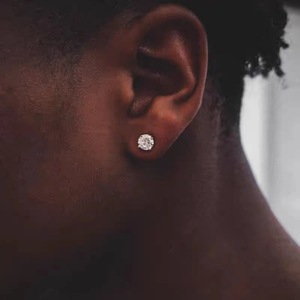 Stainless Steel Zirconia <b>Stud</b> <b>Earrings</b> 3mm 4mm 5mm 6mm 8mm Claw Setting Gold Rose Gold <b>Black</b> Gift Fashion Jewelry - Product Image 2