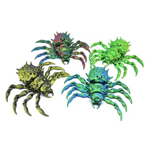 Ein furchterregendes und innovatives 3D-gedrucktes Spinnenmodell SDK30 mit beweglichen Gelenken und PLA-Material mit lasergradiertem Finish - Product Image 1