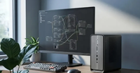 Lenovo Baiying NUC AI Grand Modèle pour Ordinateur de Bureau OpenClaw Mini PC (AMD Ryzen AI Max+ 395, 128 Go DDR5, 2 To SSD)