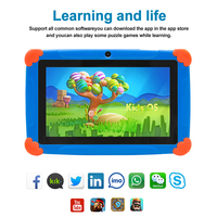 Tablettes pour Enfants 7 Pouces en Gros à Bas Prix, Jeux Éducatifs Scolaires, Tablettes Android OEM pour l'Éducation des Enfants, Kindertablet