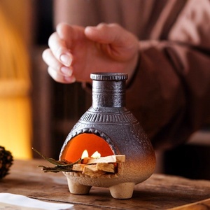 Quemador de aromaterapia artesanal transfronterizo, resistente a la llama abierta, para quemar madera sagrada de cedro, creando ambiente, pequeña chimenea - Product Image 5