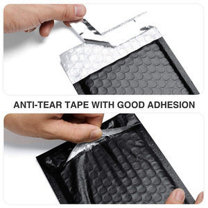 Sobres de Burbuja Acolchados Negros Personalizados a <span class=keywords><strong>Precio</strong></span> Económico, Impermeables, Autosellables, Bolsas de Polietileno para Envíos Postales, Entrega Rápida por Mensajería - Product Image 4