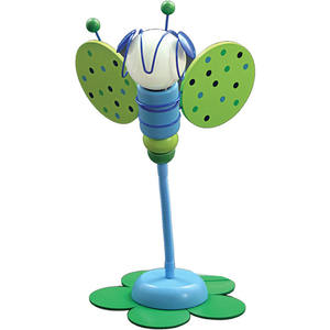 Abelha โคมไฟตั้งโต๊ะ1xG4 12V Al.46xD 24ซม. สีน้ำเงิน/เขียว - Product Image 1