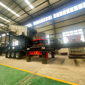 Trituradora de Cono Portátil de 70t/h, Sistema Móvil de Trituración y Cribado de Piedra de 80t/h para Cantera - Product Image 5