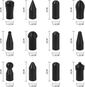 Kit di Barre per Rimozione Ammaccature Senza Vernice LadyRosian, 18 Pezzi con Teste Sostituibili in Metallo e Gomma per <span class=keywords><strong>Riparazione</strong></span> Danni da Grandine alla Carrozzeria <span class=keywords><strong>Auto</strong></span> - Product Image 6