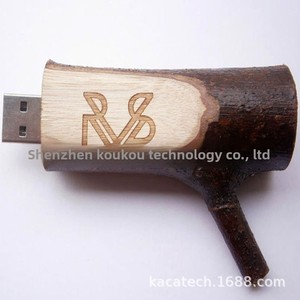Nueva Memoria <span class=keywords><strong>USB</strong></span> Personalizada con Forma de Rama de Árbol de Madera, 8GB 2.0, 1 Año de Garantía, Unidad Promocional Creativa para Publicidad - Product Image 4