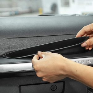 Caja organizadora para coche, caja de almacenamiento negra ABS de 11,02 pulgadas para Jeep Wrangler JK JKU 2011-2018, asa del lado del pasajero - Product Image 2